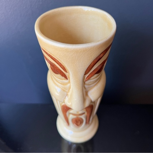 Vintage Tiki Mug Cocktail Glass Mr Fu Man  Chu Hawaiian Bar Drink Souvenir - Picture 9 of 9